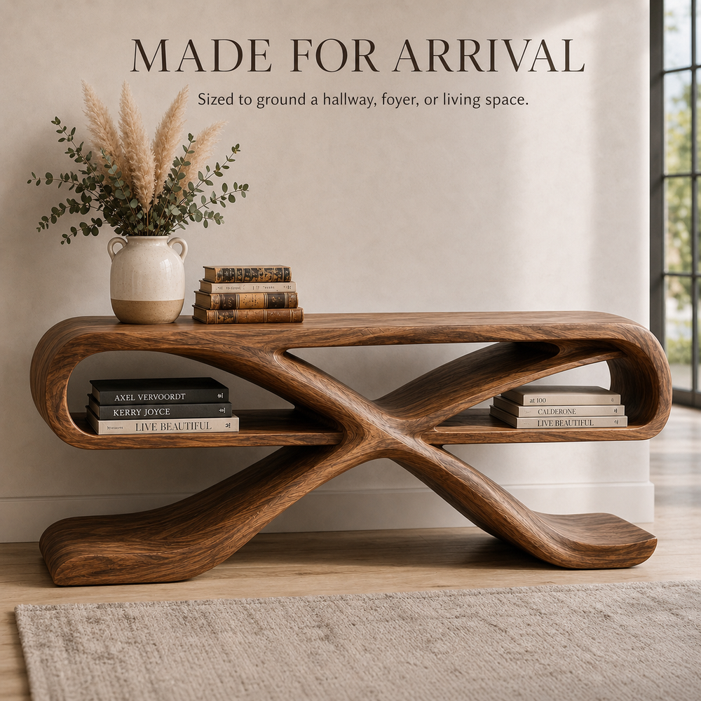 Vale Sculptural Entry Console Table - Design 628 - product image 04