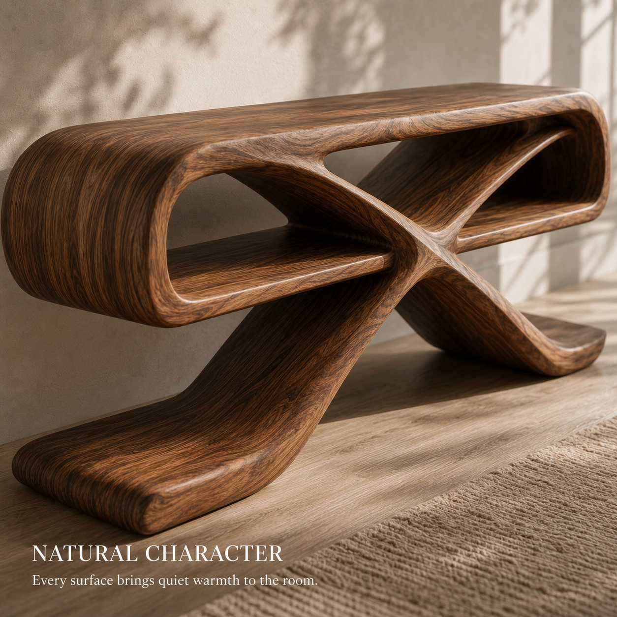 Vale Sculptural Entry Console Table - Design 628 - product image 05