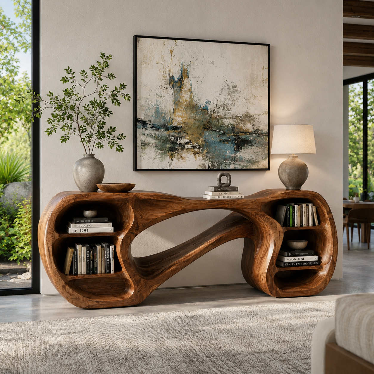 Isla Gallery Rail Console Table - Design 629 - main view
