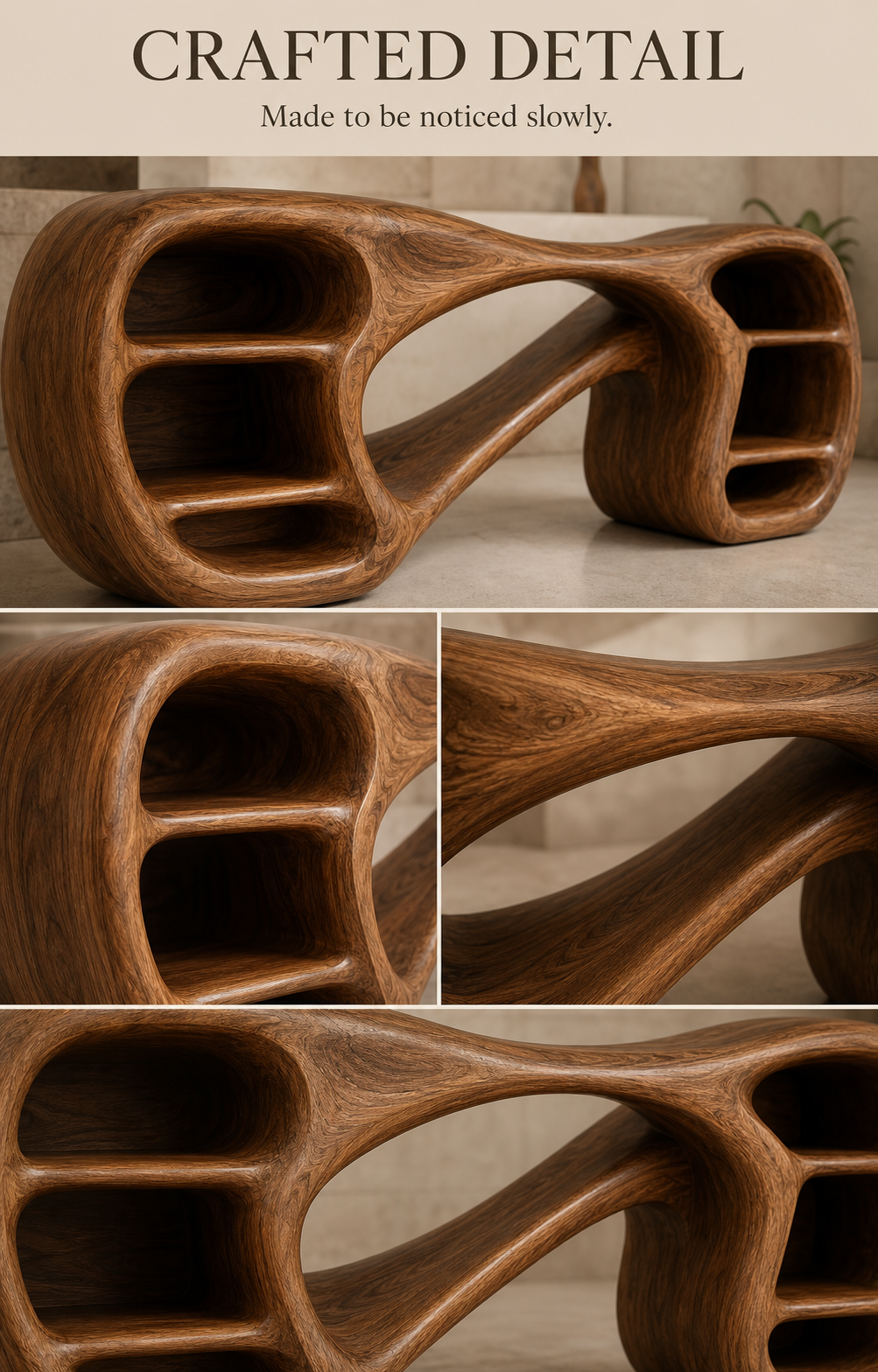 Isla Gallery Rail Console Table - Design 629 - product image 06