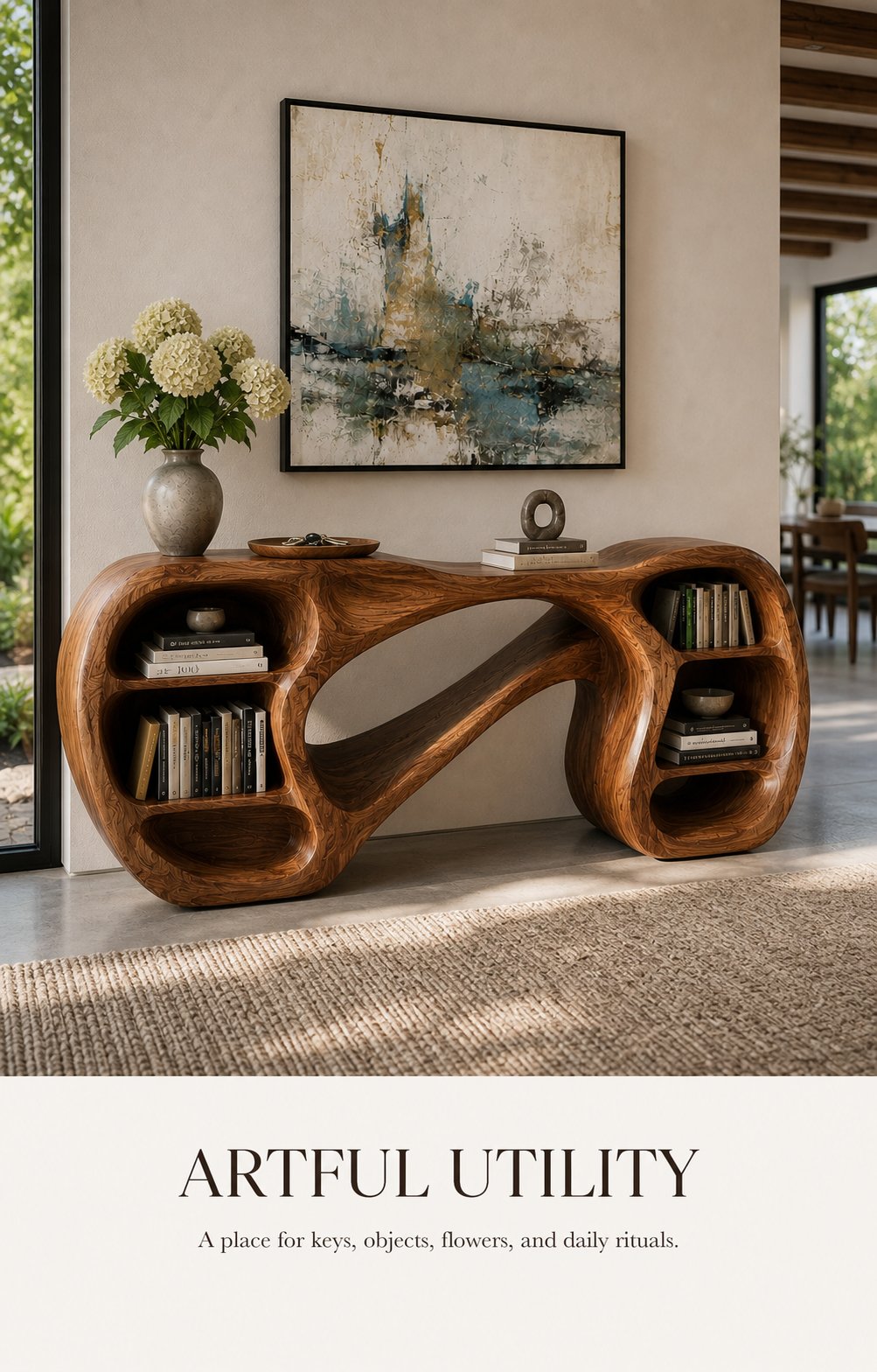 Isla Gallery Rail Console Table - Design 629 - product image 07