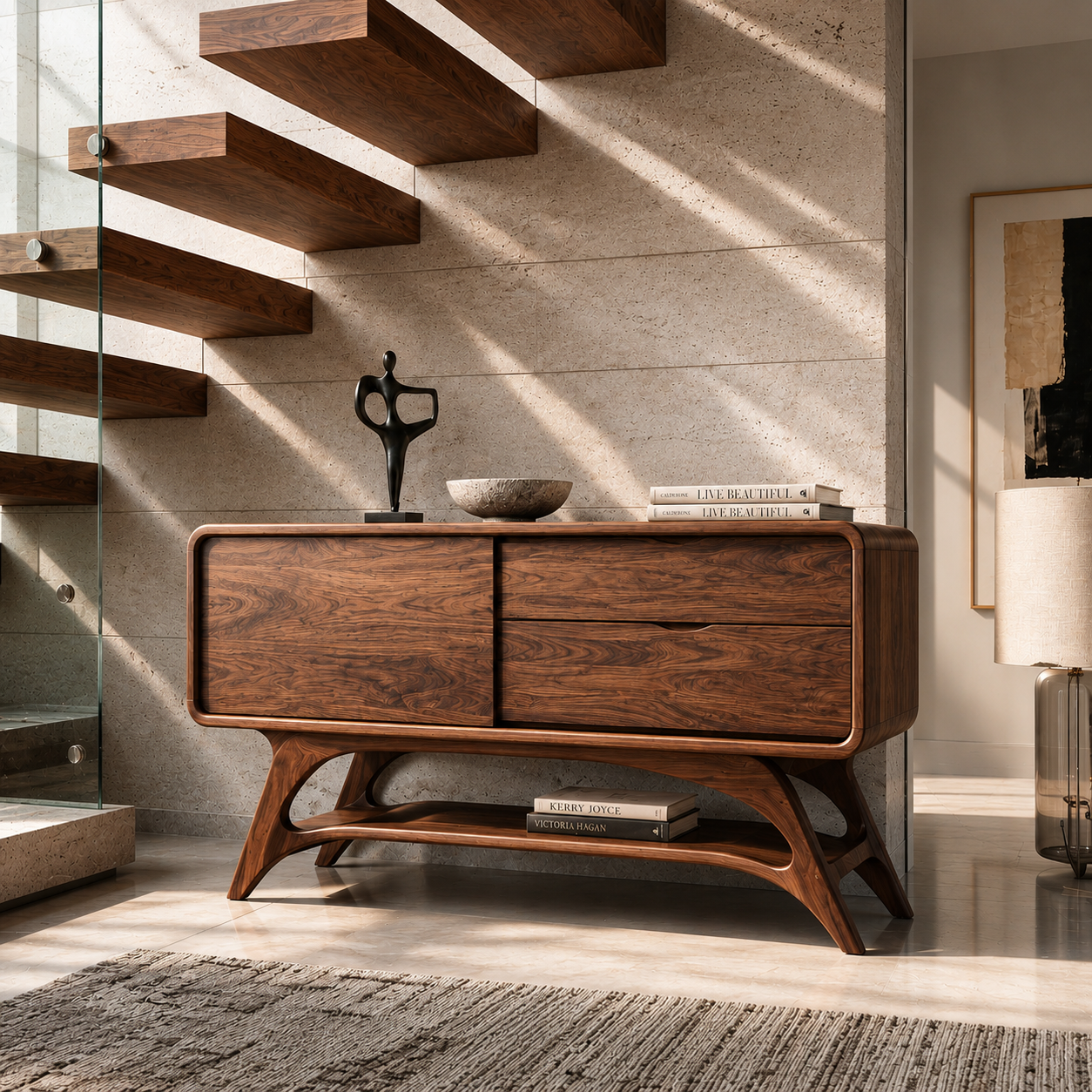 Celine Warm Modern Console Table - Design 630 - main view