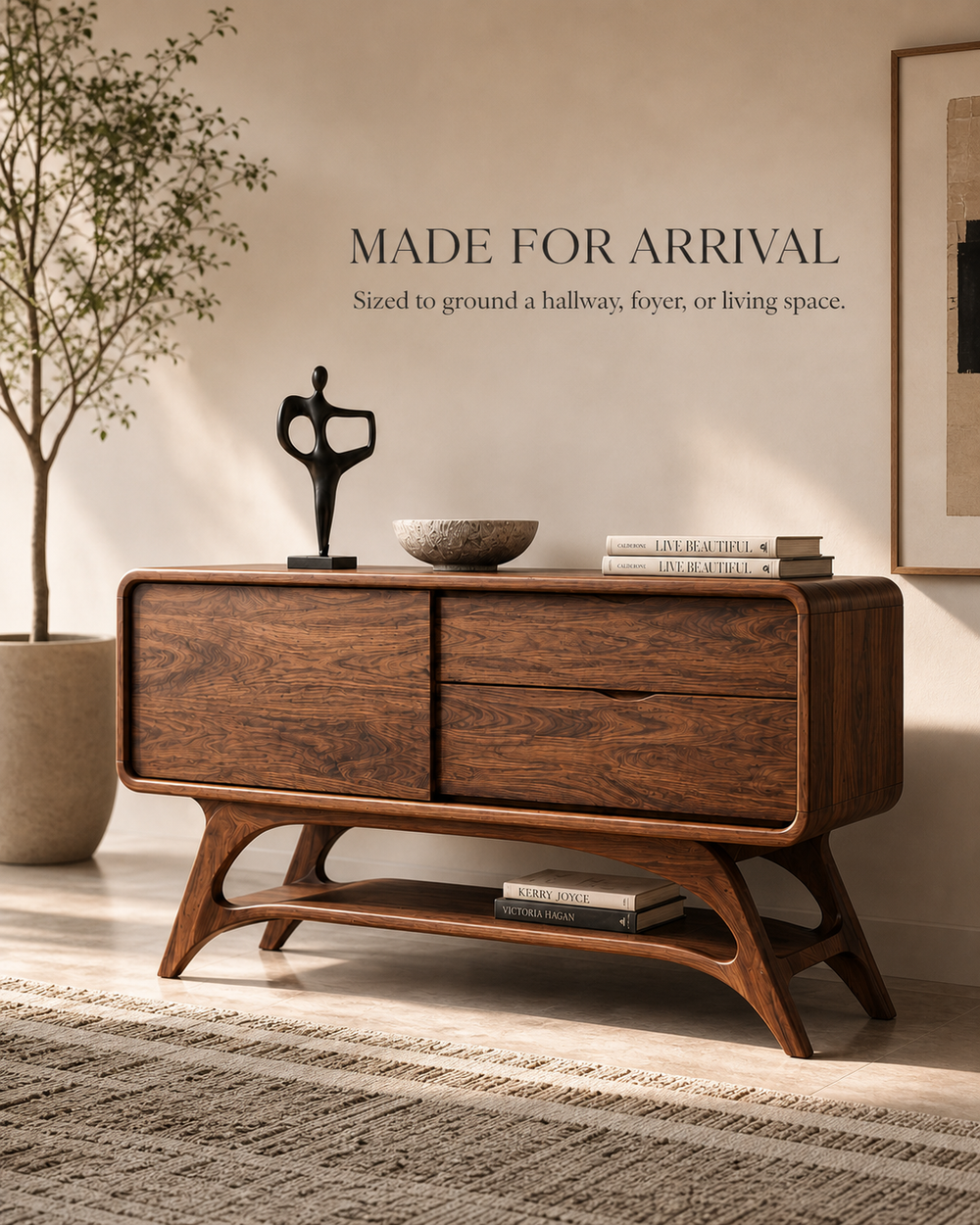 Celine Warm Modern Console Table - Design 630 - product image 04