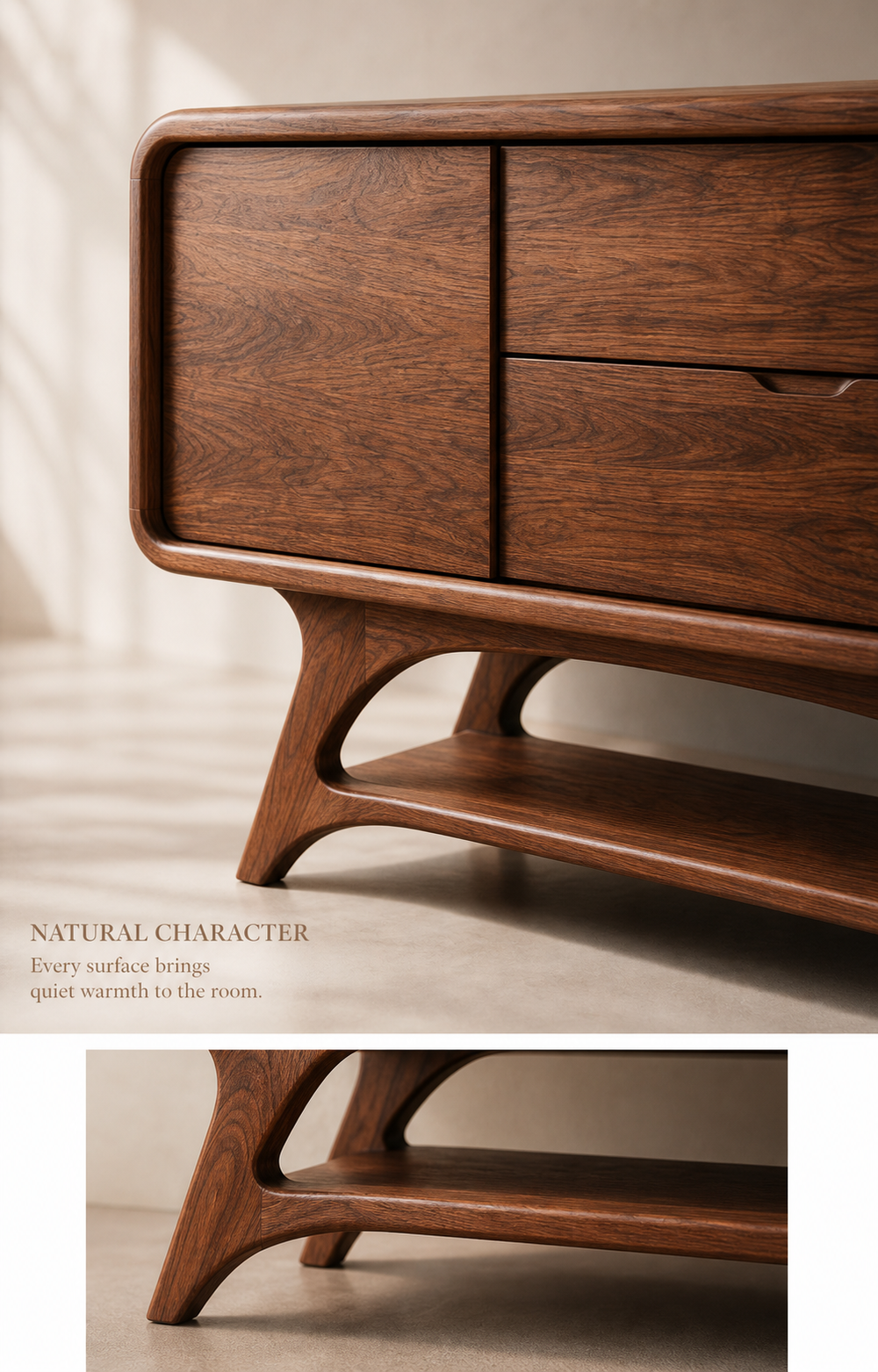 Celine Warm Modern Console Table - Design 630 - product image 05