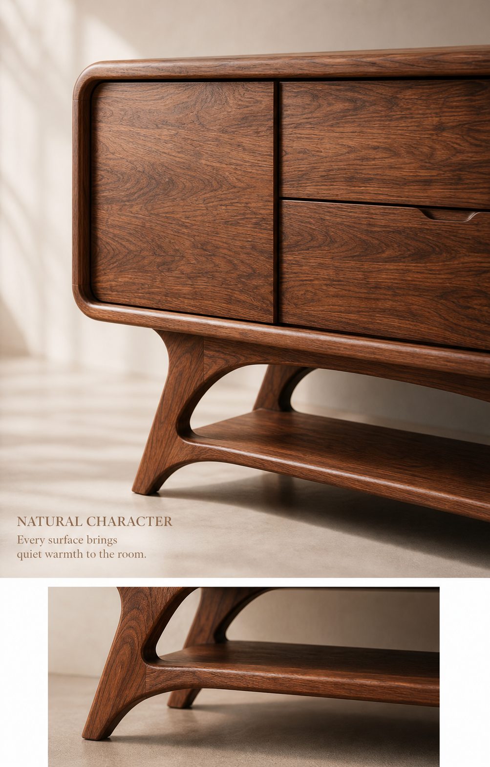 Celine Warm Modern Console Table - Design 630 - product image 05