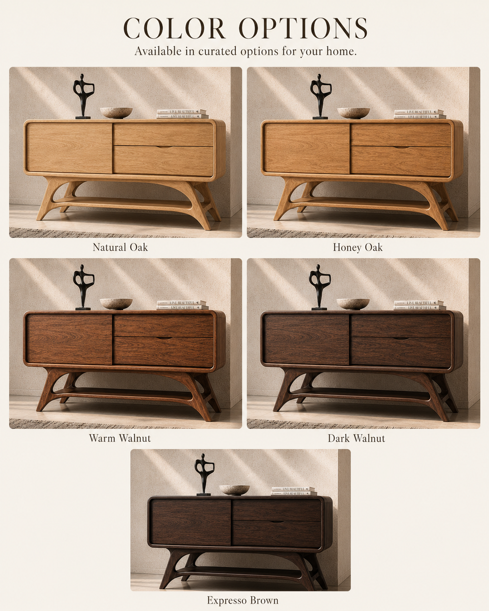 Celine Warm Modern Console Table - Design 630 - product image 11