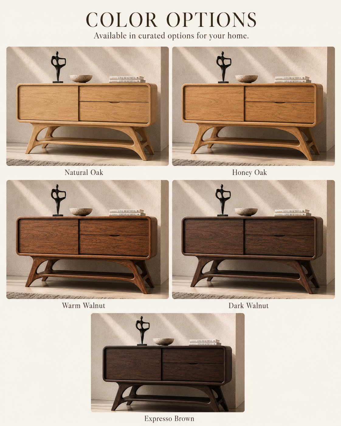 Celine Warm Modern Console Table - Design 630 - product image 11