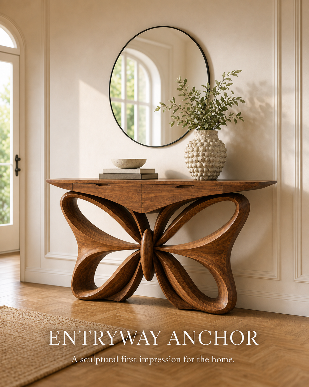 Kaia Sculptural Console Table - Design 633 - product image 02
