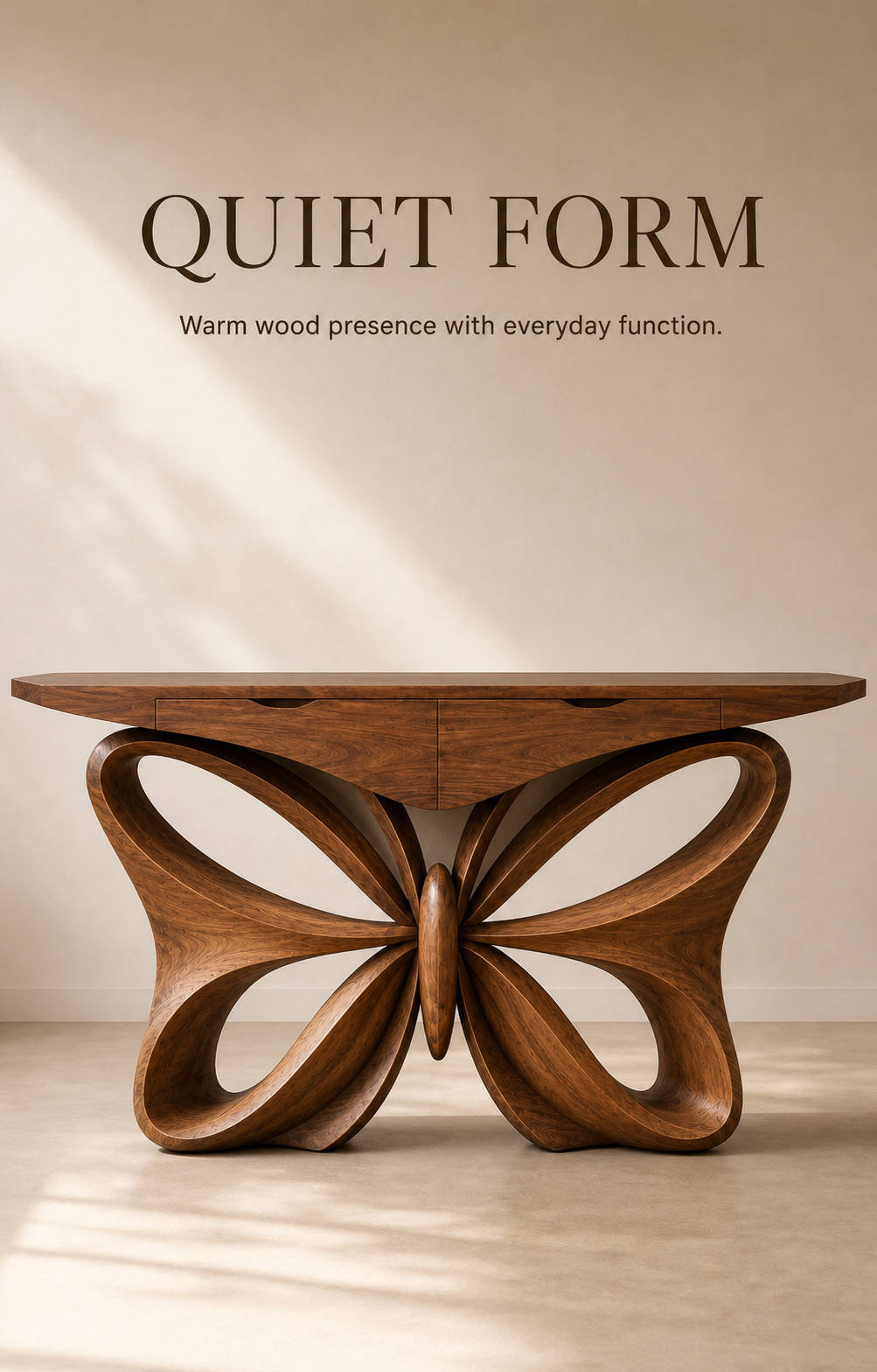Kaia Sculptural Console Table - Design 633 - product image 03
