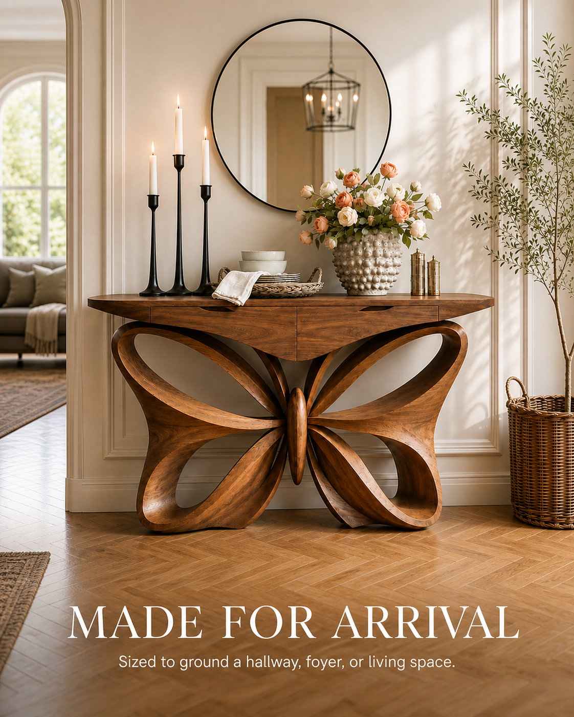 Kaia Sculptural Console Table - Design 633 - product image 04