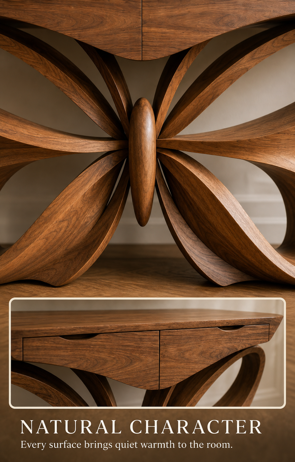 Kaia Sculptural Console Table - Design 633 - product image 05