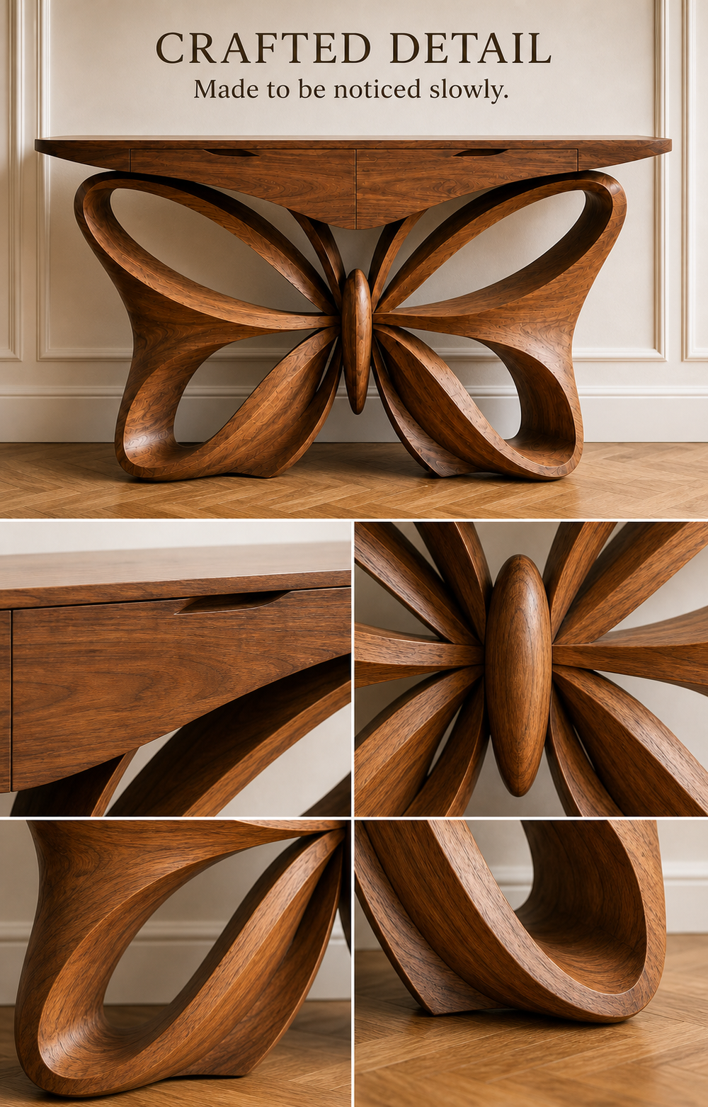 Kaia Sculptural Console Table - Design 633 - product image 06