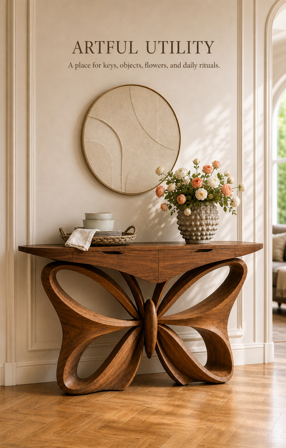 Kaia Sculptural Console Table - Design 633 - product image 07