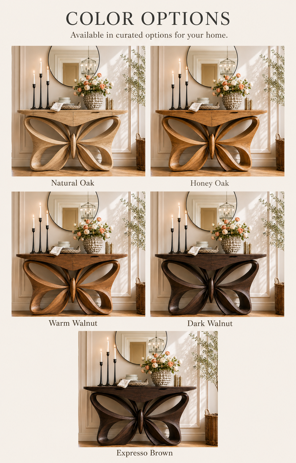 Kaia Sculptural Console Table - Design 633 - product image 11