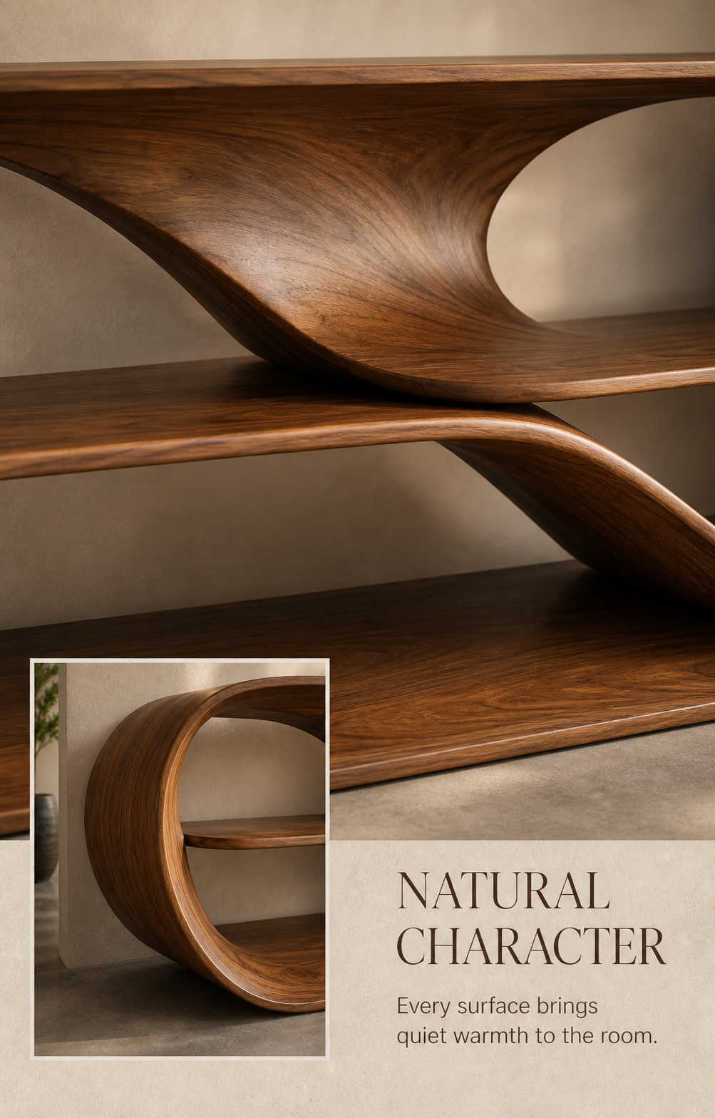 Remy Organic Entry Console Table - Design 634 - product image 05