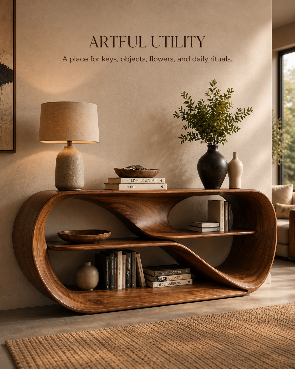 Remy Organic Entry Console Table - Design 634 - product image 07