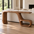 Noelle Sculptural Solid Wood Console Table - Design 664 - original main view