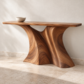 Theron Sculptural Solid Wood Console Table - Design 670 - original main view