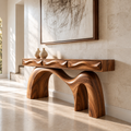 Renley Sculptural Solid Wood Console Table - Design 673 - original main view