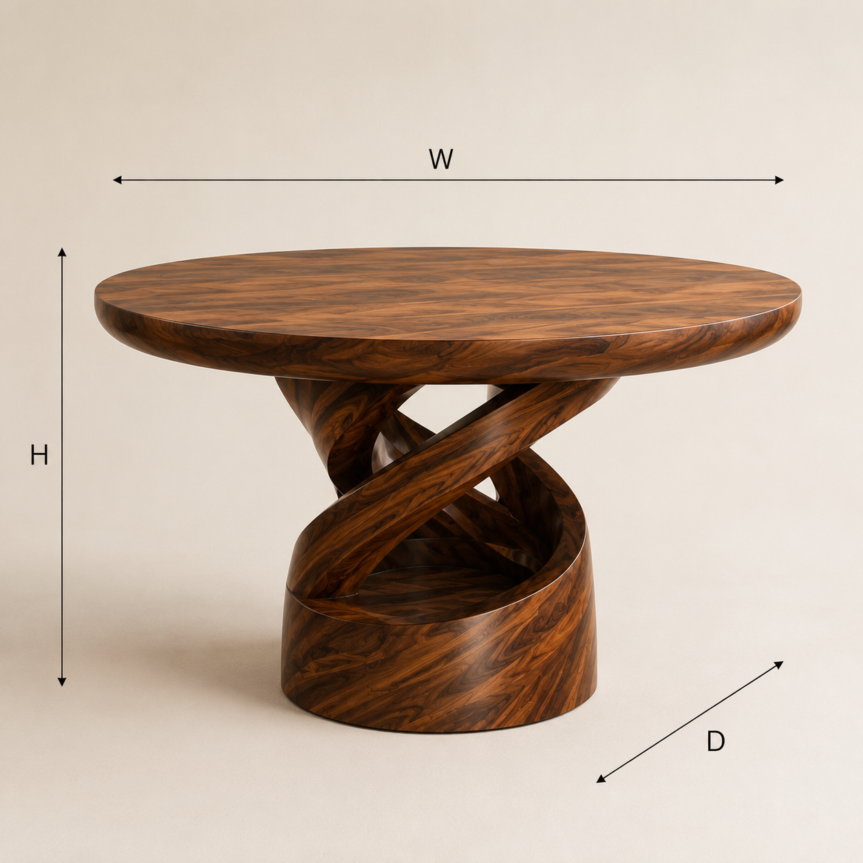 Harvest Sculptural Dining Table - Design 001 - product image 05