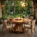Juniper Solid Wood Dining Table - Design 003 - main view