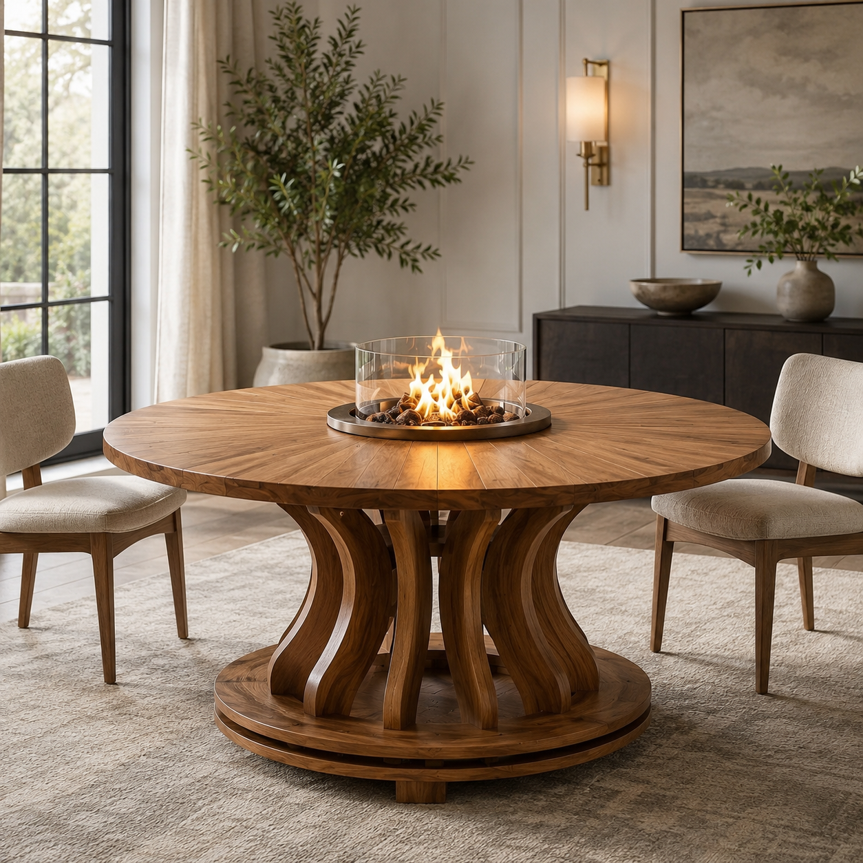 Juniper Solid Wood Dining Table - Design 003 - product image 03