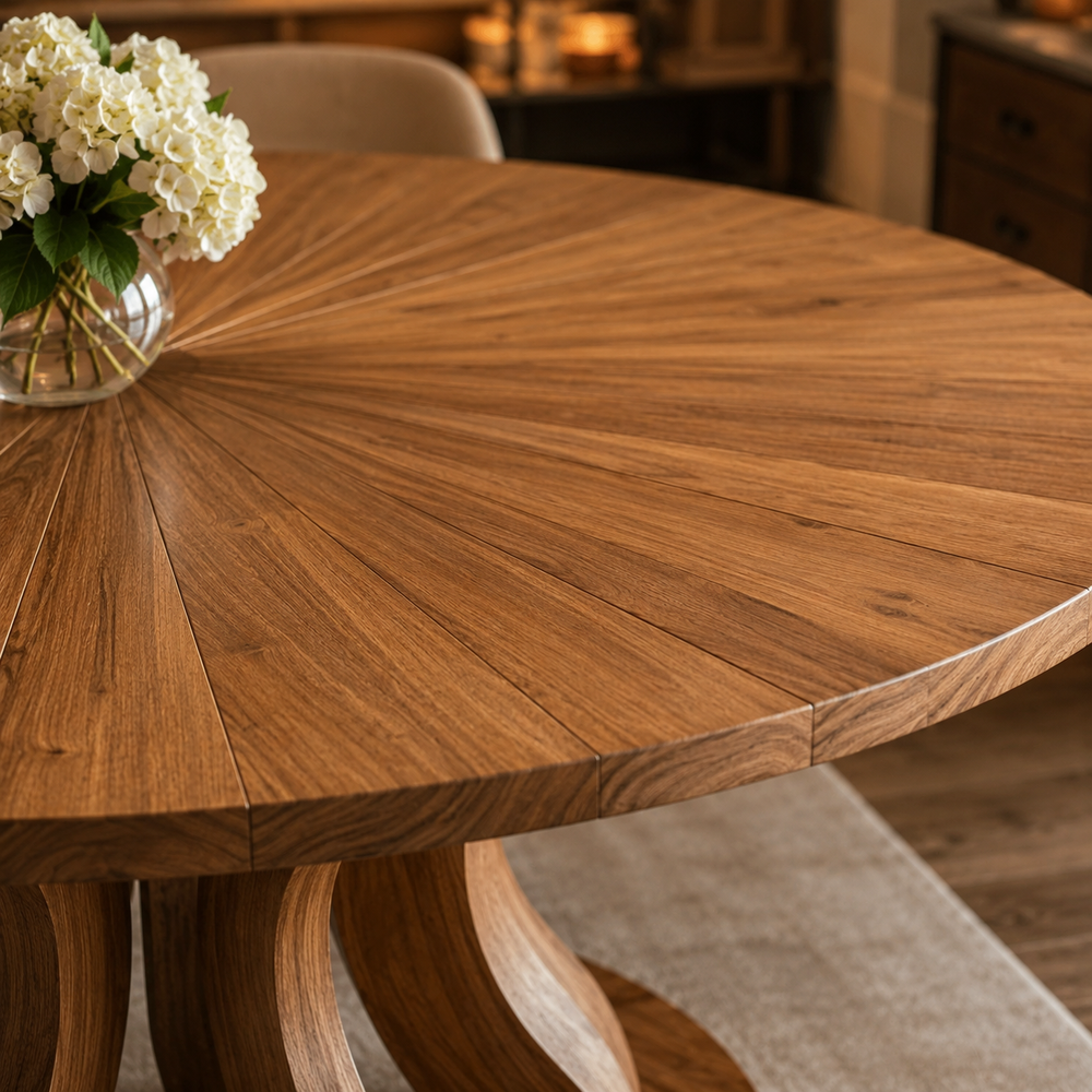 Juniper Solid Wood Dining Table - Design 003 - product image 05