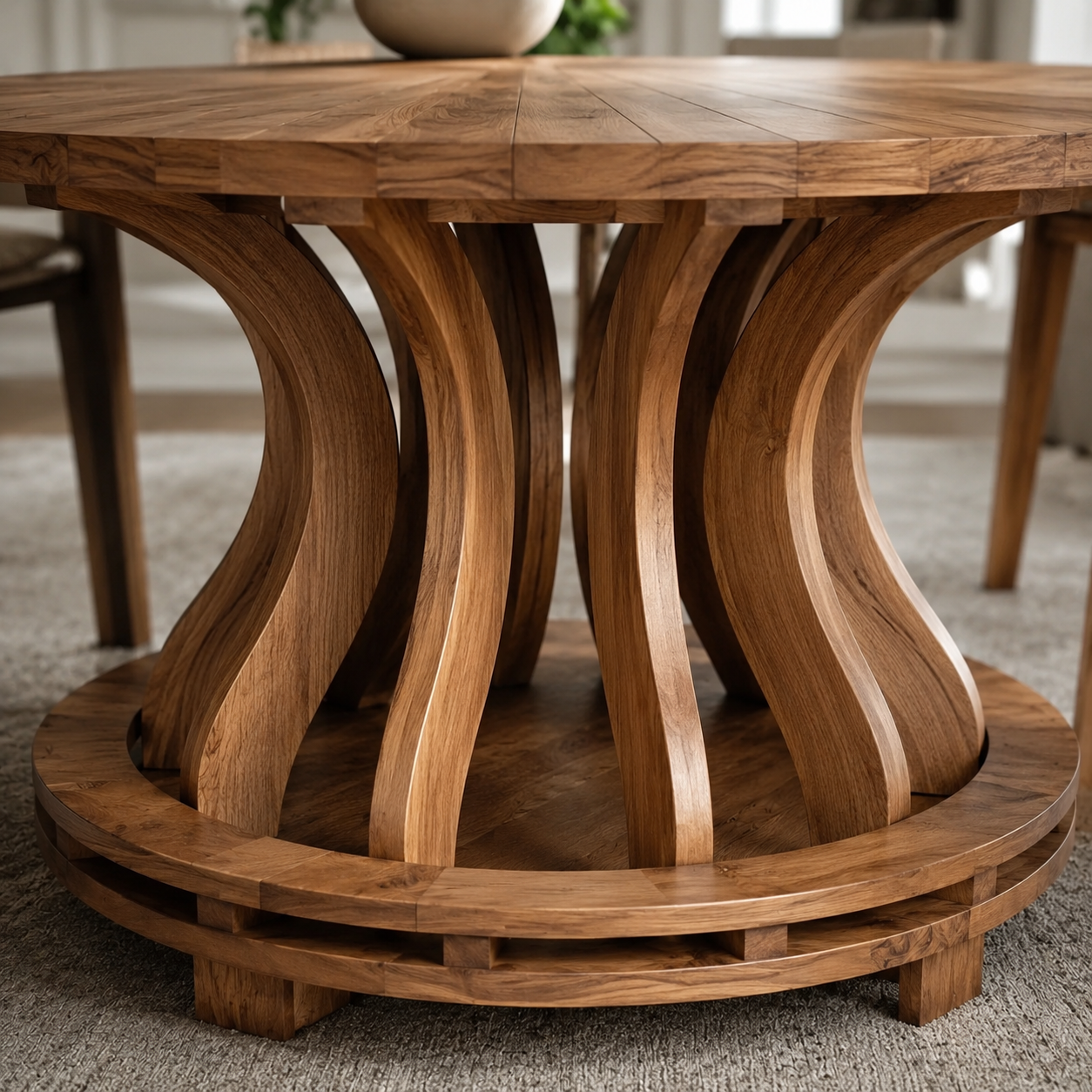 Juniper Solid Wood Dining Table - Design 003 - product image 06