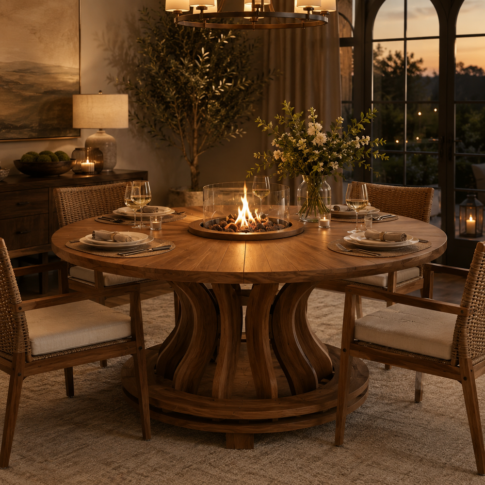 Juniper Solid Wood Dining Table - Design 003 - product image 07