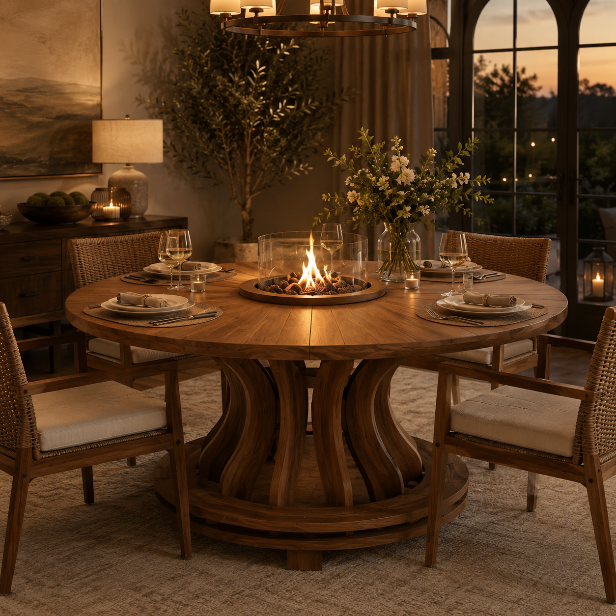 Juniper Solid Wood Dining Table - Design 003 - product image 07