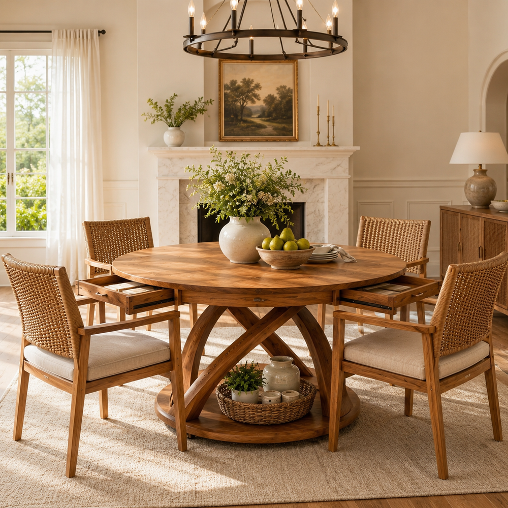 Canyon Rounded Dining Table - Design 005 - product image 02