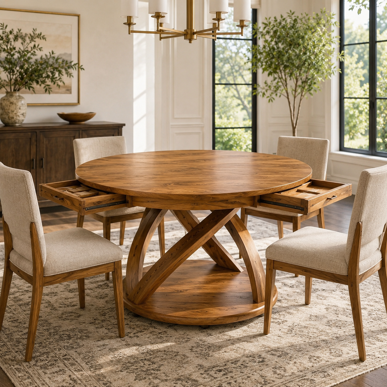 Canyon Rounded Dining Table - Design 005 - product image 03
