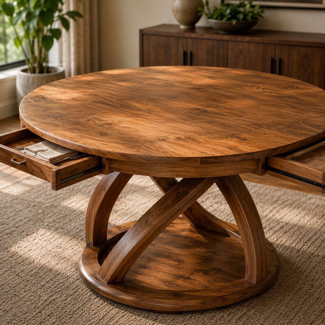 Canyon Rounded Dining Table - Design 005 - product image 05