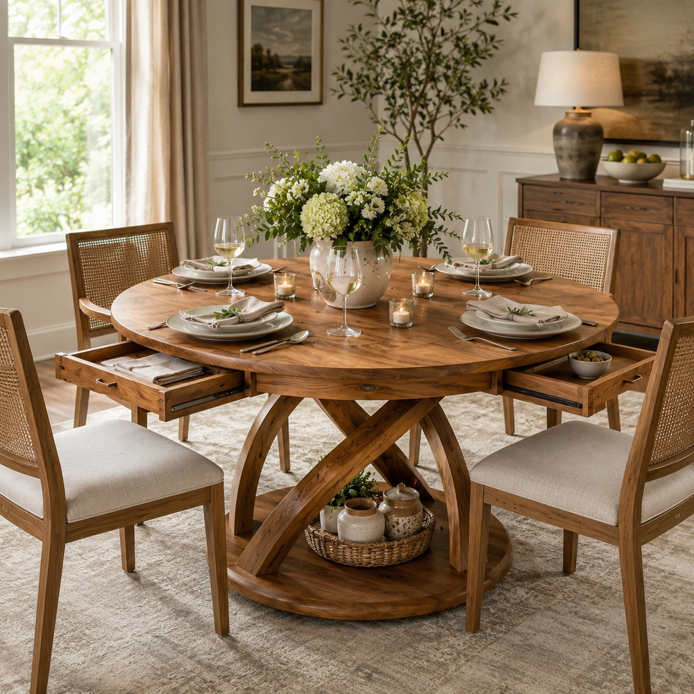 Canyon Rounded Dining Table - Design 005 - product image 07