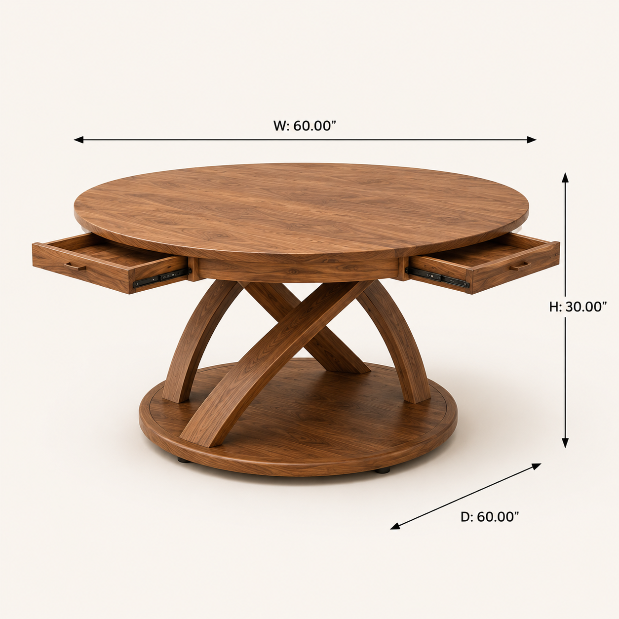 Canyon Rounded Dining Table - Design 005 - product image 08