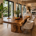 Mesa Warm Wood Dining Table - Design 007 - main view