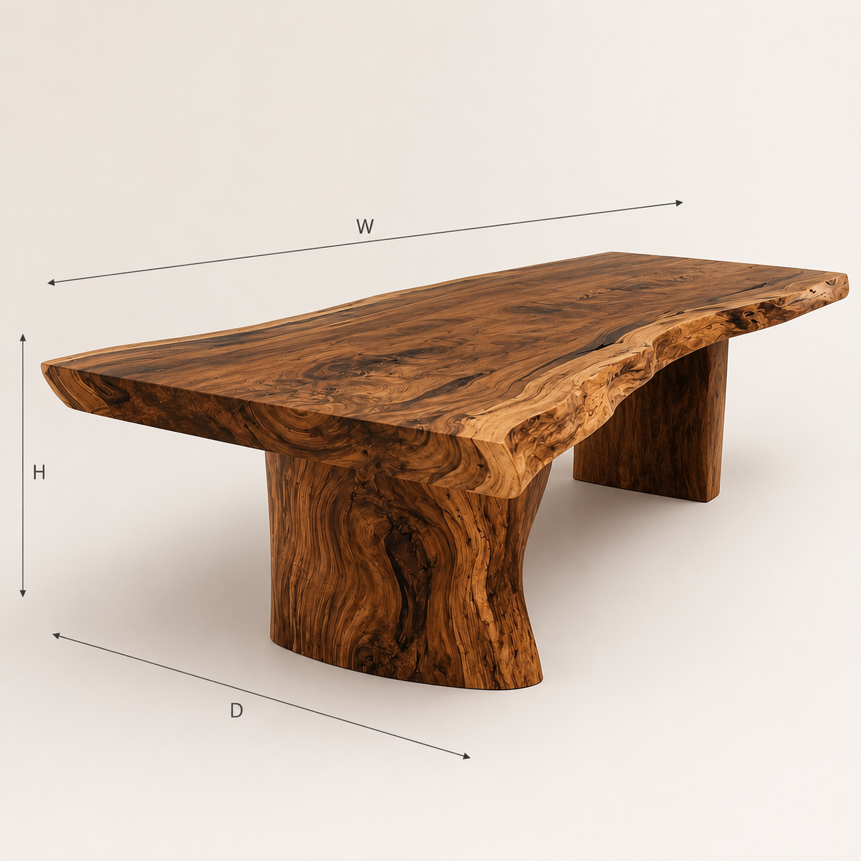 Mesa Warm Wood Dining Table - Design 007 - product image 08