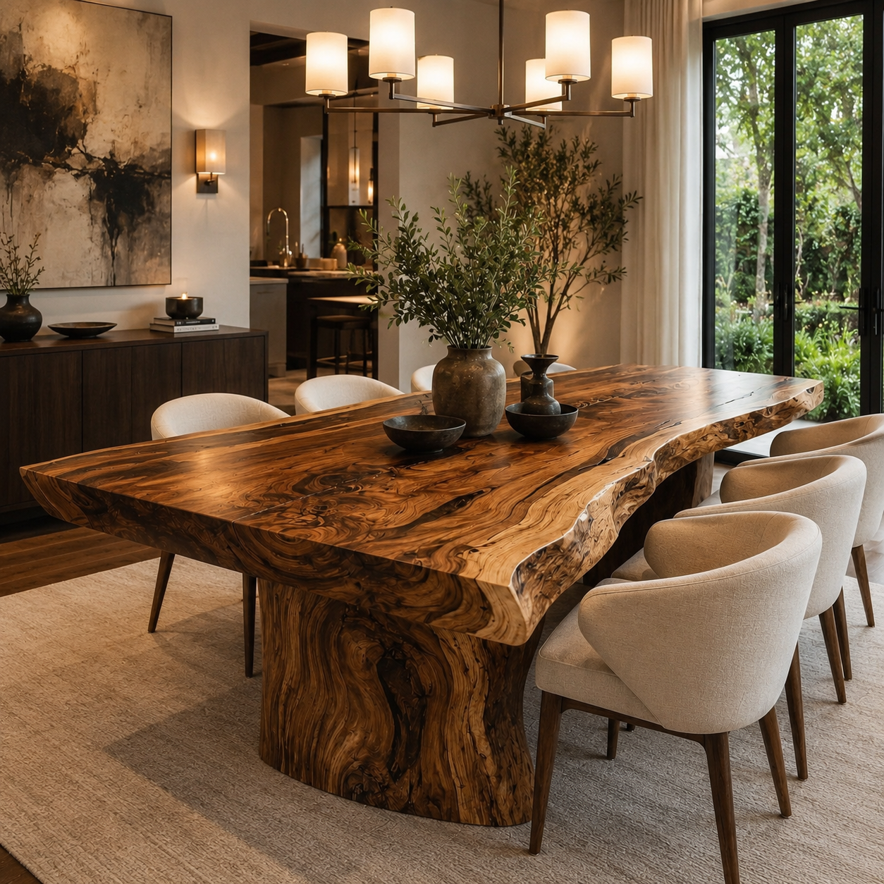 Mesa Warm Wood Dining Table - Design 007 - product image 11