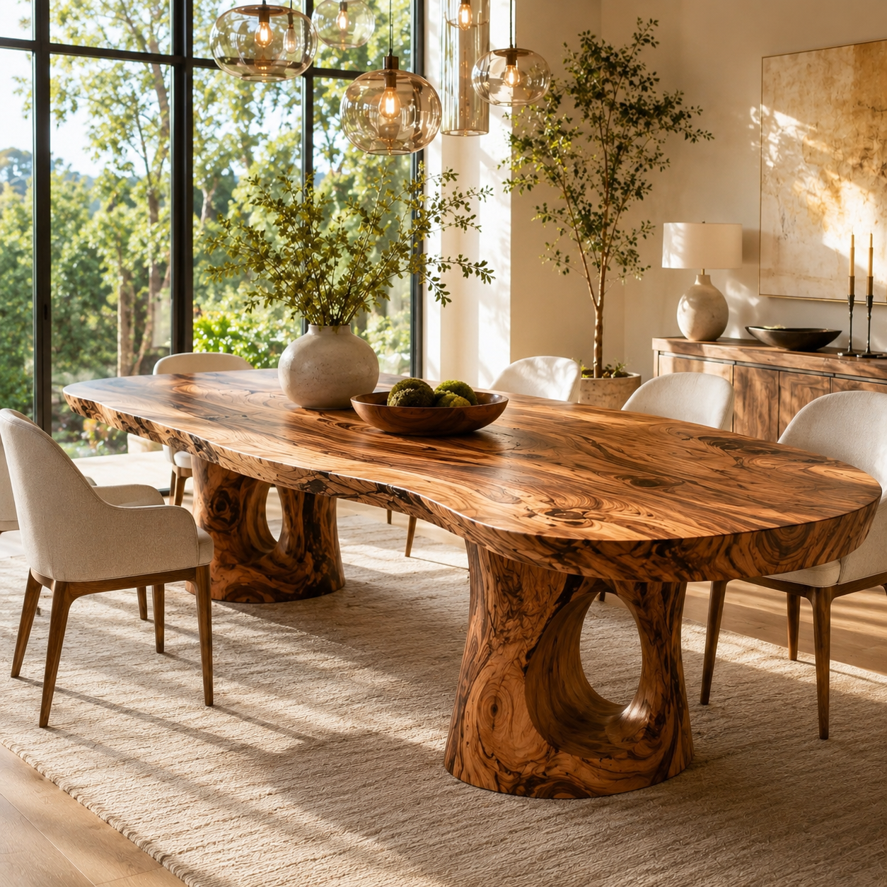 Briar Soft Edge Dining Table - Design 008 - product image 02