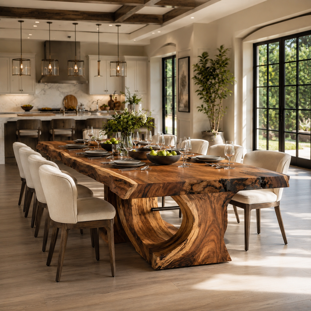 Harvest Sculptural Dining Table - Design 009 - product image 04