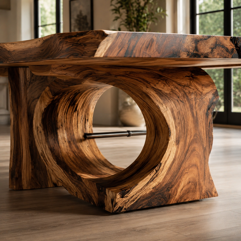 Harvest Sculptural Dining Table - Design 009 - product image 06