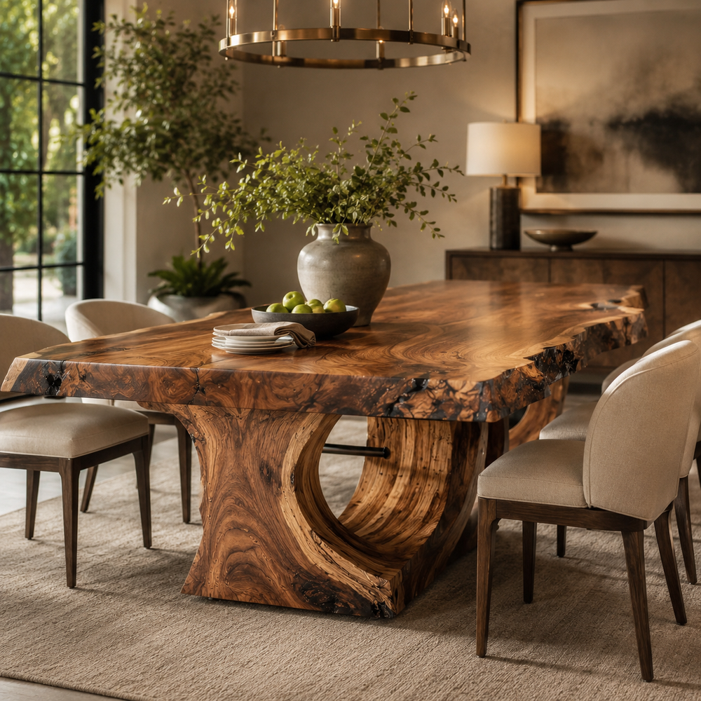 Harvest Sculptural Dining Table - Design 009 - product image 11