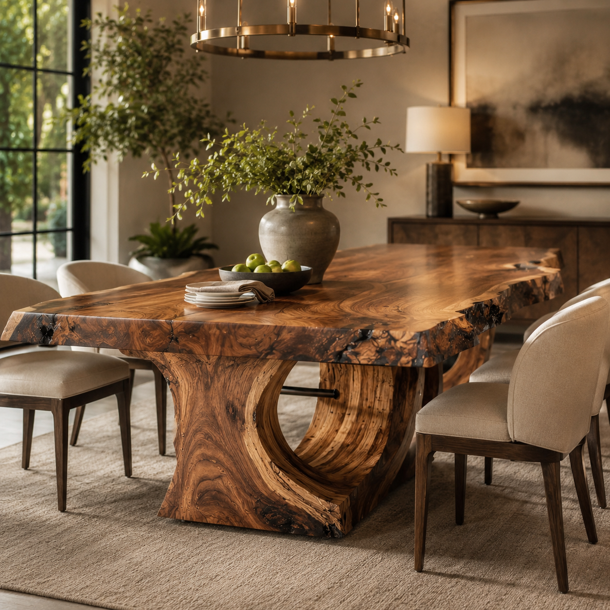 Harvest Sculptural Dining Table - Design 009 - product image 11