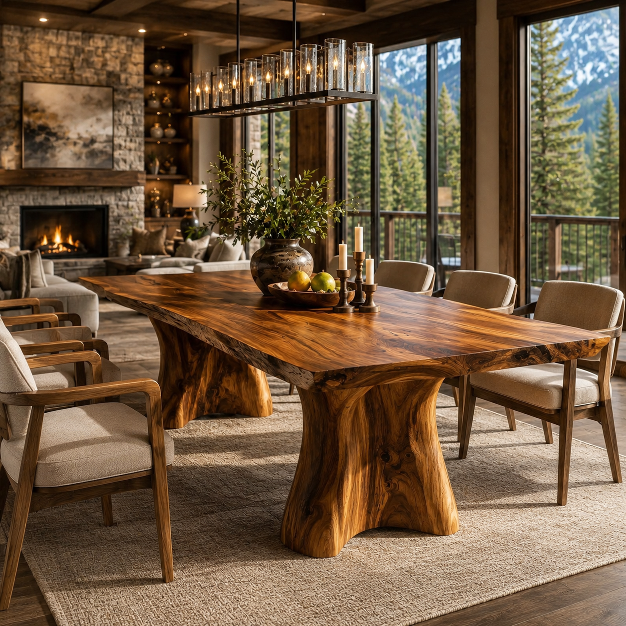 Atlas Organic Dining Table - Design 010 - product image 08