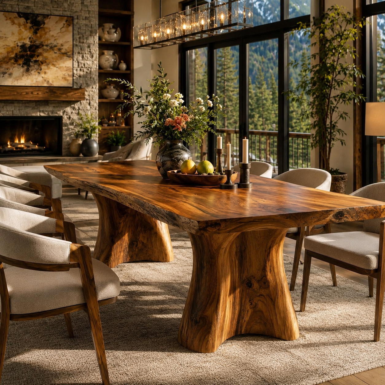 Atlas Organic Dining Table - Design 010 - product image 09