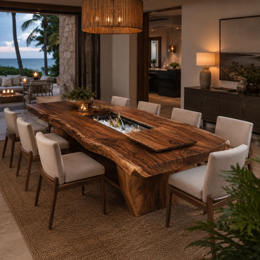 Juniper Solid Wood Dining Table - Design 011 - product image 02