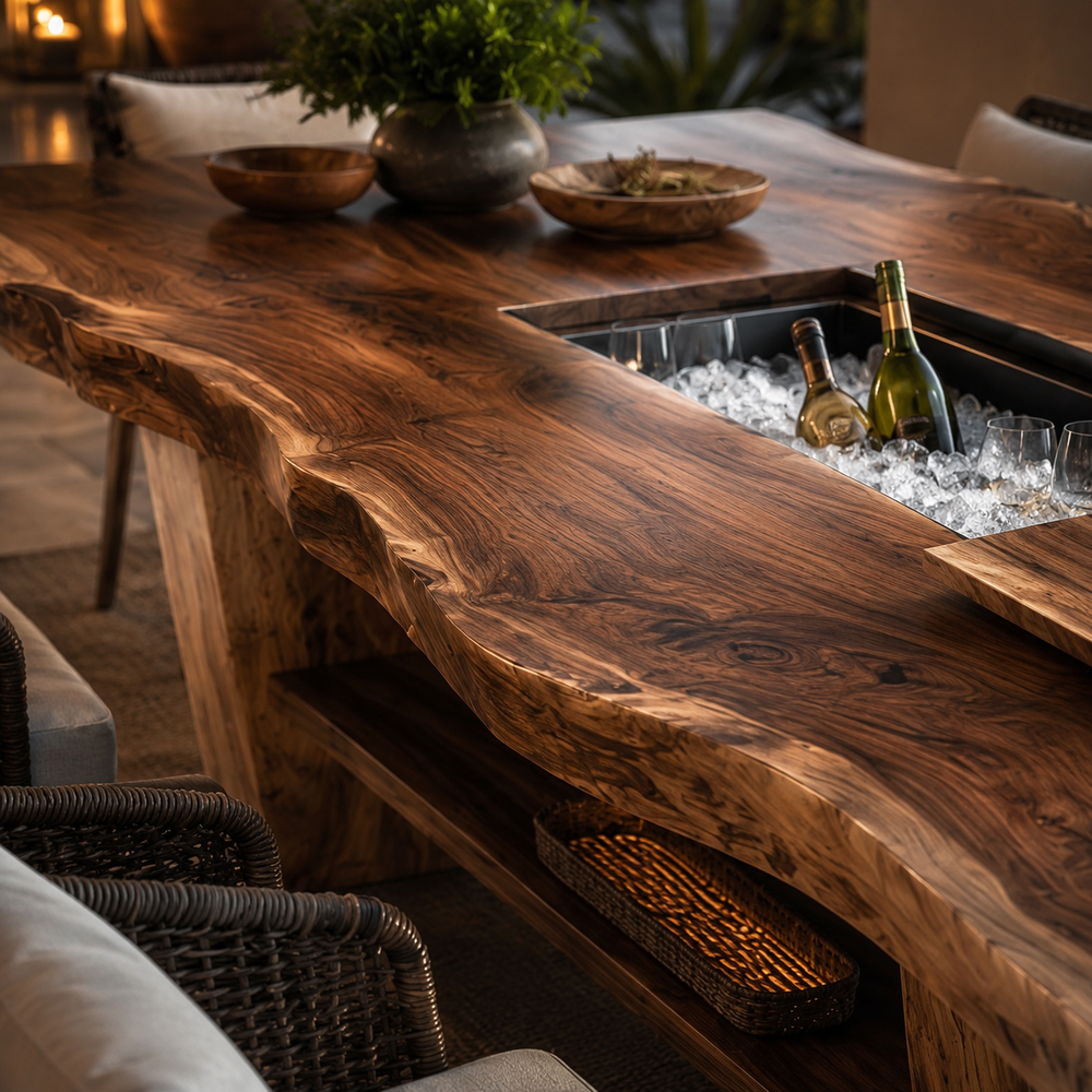 Juniper Solid Wood Dining Table - Design 011 - product image 03
