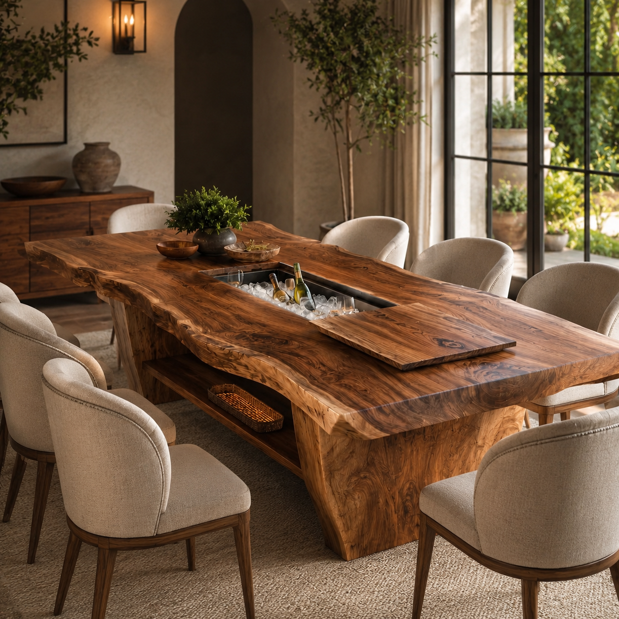 Juniper Solid Wood Dining Table - Design 011 - product image 08