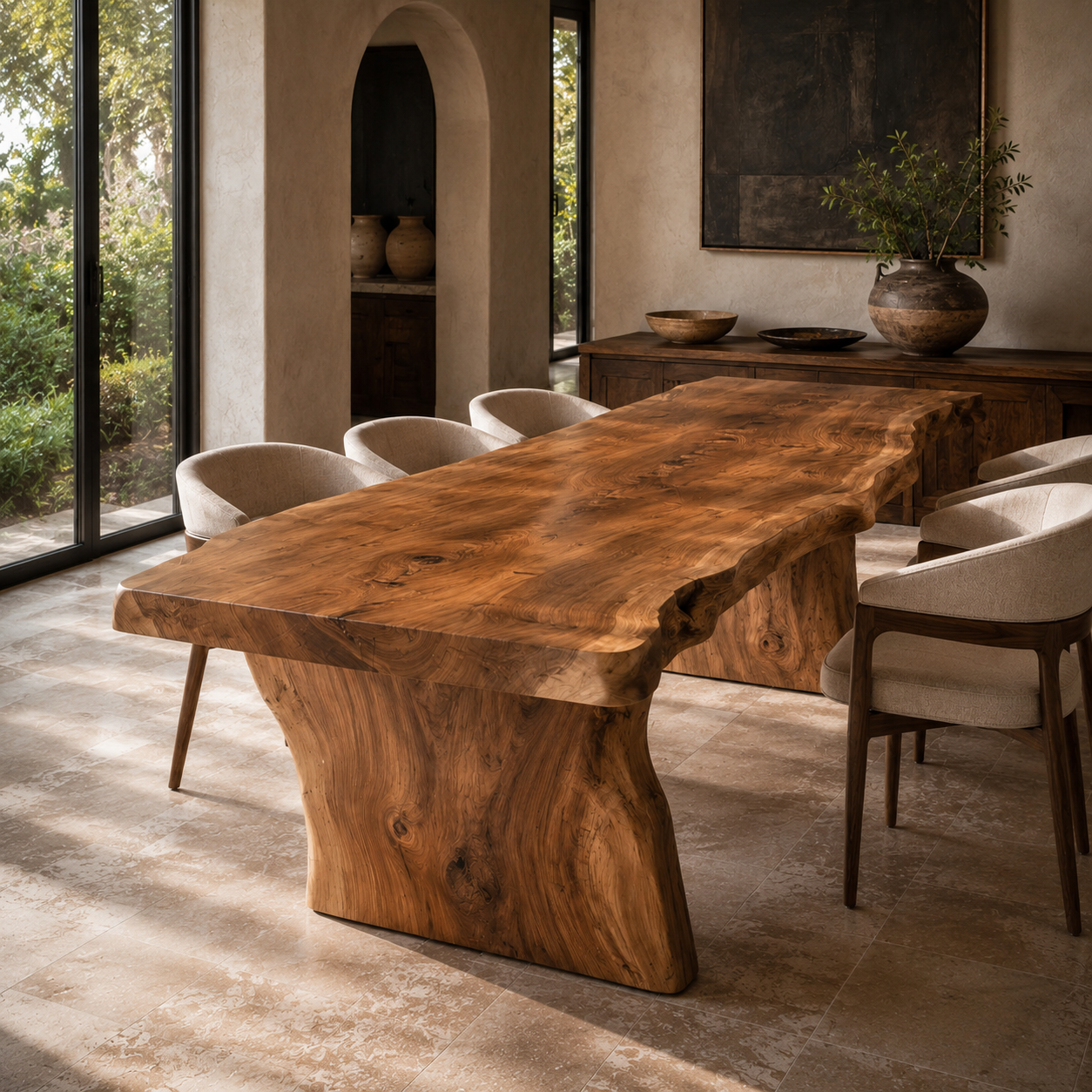 Canyon Rounded Dining Table - Design 013 - product image 03