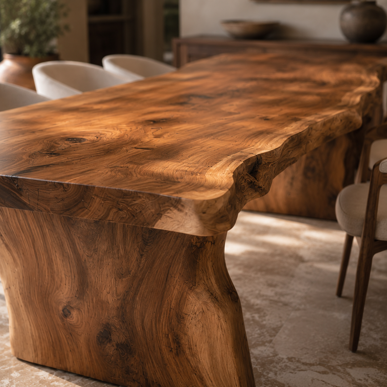 Canyon Rounded Dining Table - Design 013 - product image 05